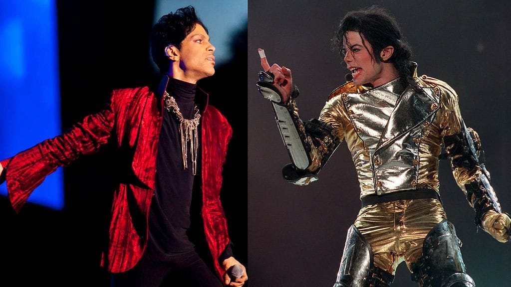 Prince ja Michael Jackson hallitsivat hittilistoja usean vuosikymmenen ajan.