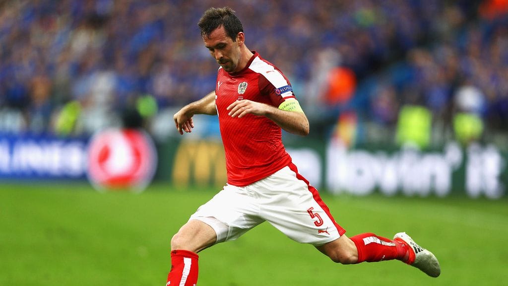 Christian Fuchs EM-nurmella.