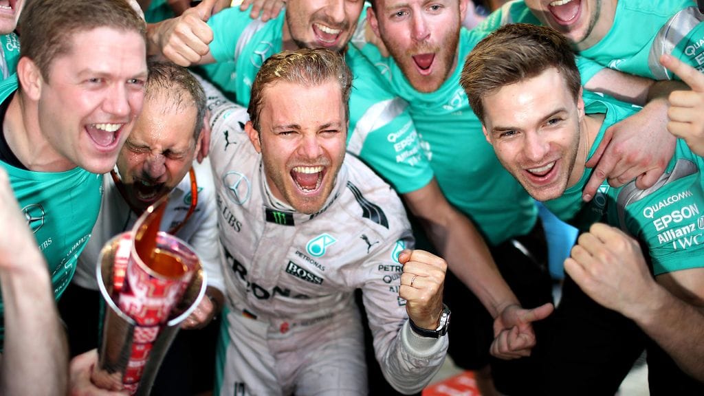 Nico Rosberg juhli kauden viidettä voittoaan Bakussa reilu viikko sitten.