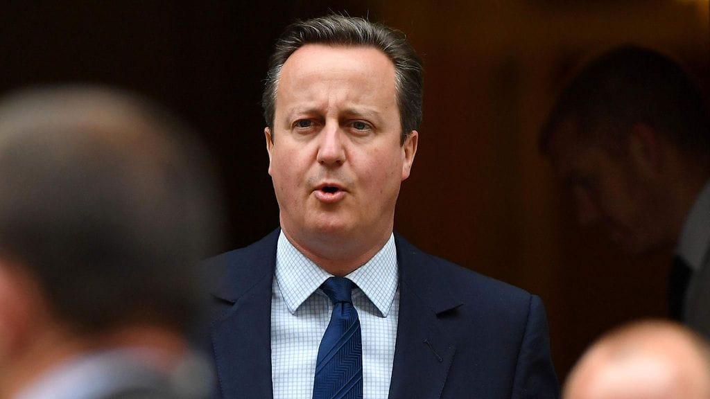 Britannian väistyvä pääministeri David Cameron Lontoossa 29.6.2016.