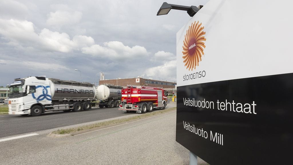 Stora Enson Kemin-tehtaalla tapahtui iltapäivällä hajukaasuräjähdys, joka rikkoi tehtaan ikkunoita ja rakenteita, Kemissä 29. kesäkuuta 2016.