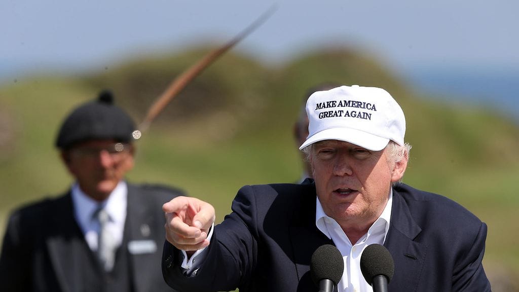 Innokkaana golfarina tunnetu Donald Trump omistaa lukuisia golfkenttiä ympäri maailmaa.