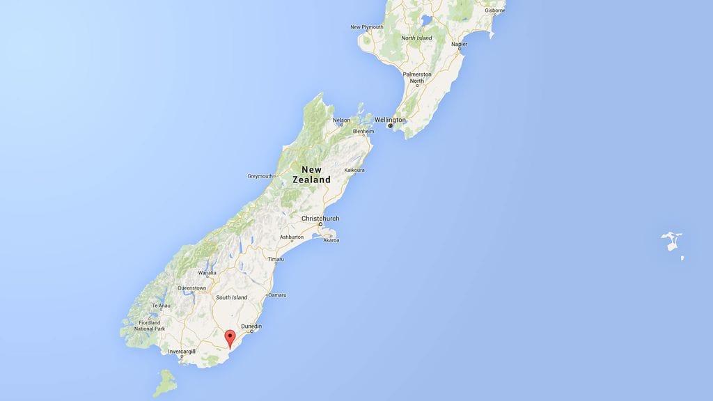 Pieni Kaitangatan kaupunki sijaitsee Uuden-Seelannin eteläsaarella.
