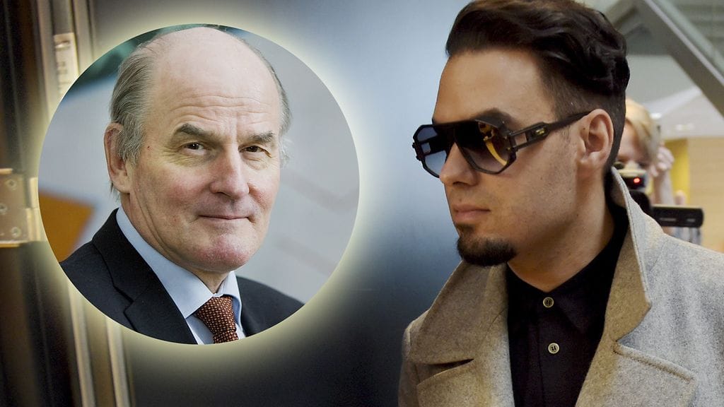 Rikosoikeuden professori Matti Tolvanen ja juontaja Axl Smith.