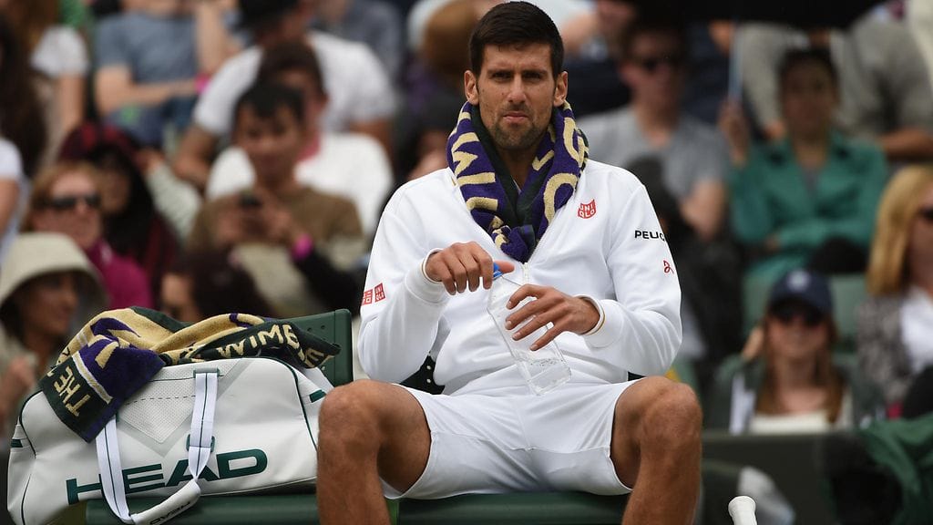 Novak Djokovic oli voittanut neljä edellistä Grand Slam -turnausta, mutta Wimbledonissa hänen pelit päättyivät kolmannelle kierrokselle.