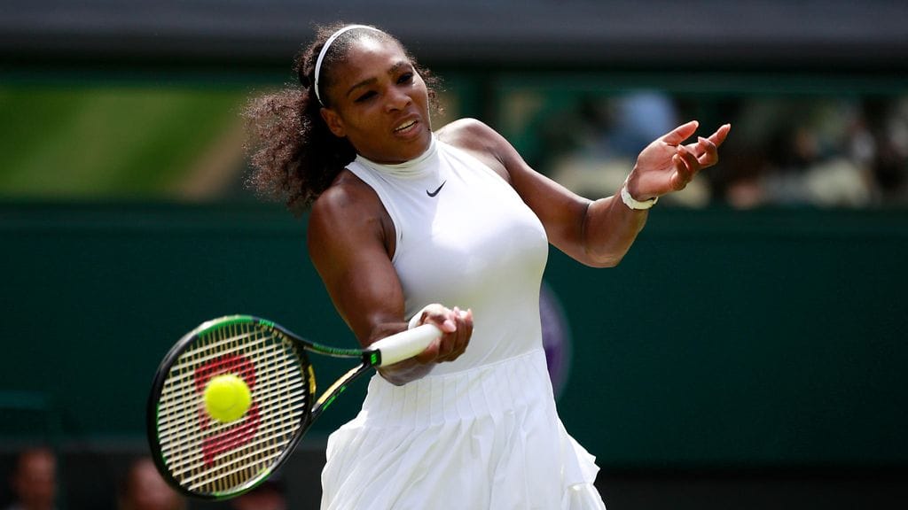 Serena Williams oli vakuuttavassa vireessä kolmannen kierroksen ottelussaan.