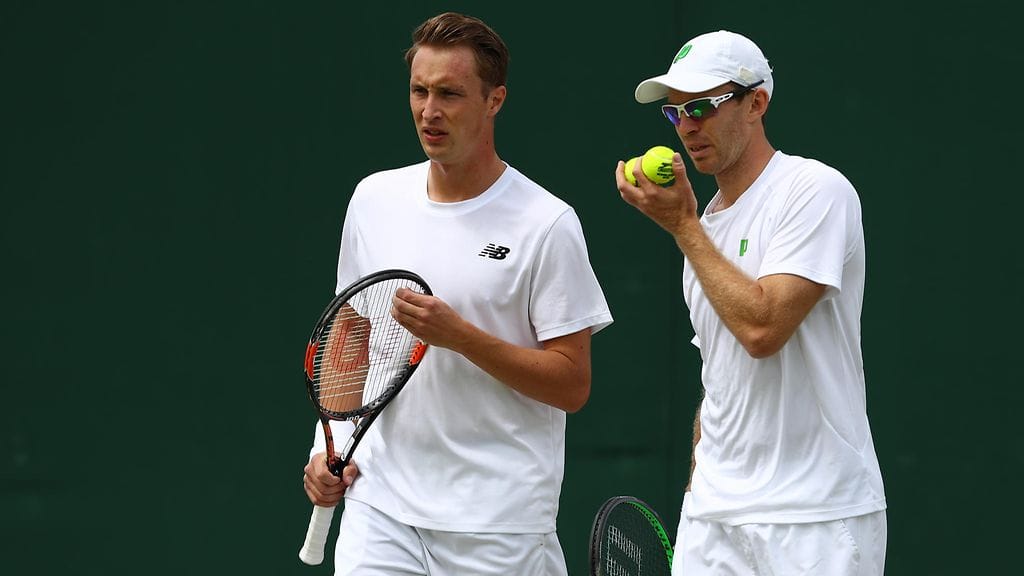 Henri Kontinen ja John Peers Wimbledonissa.