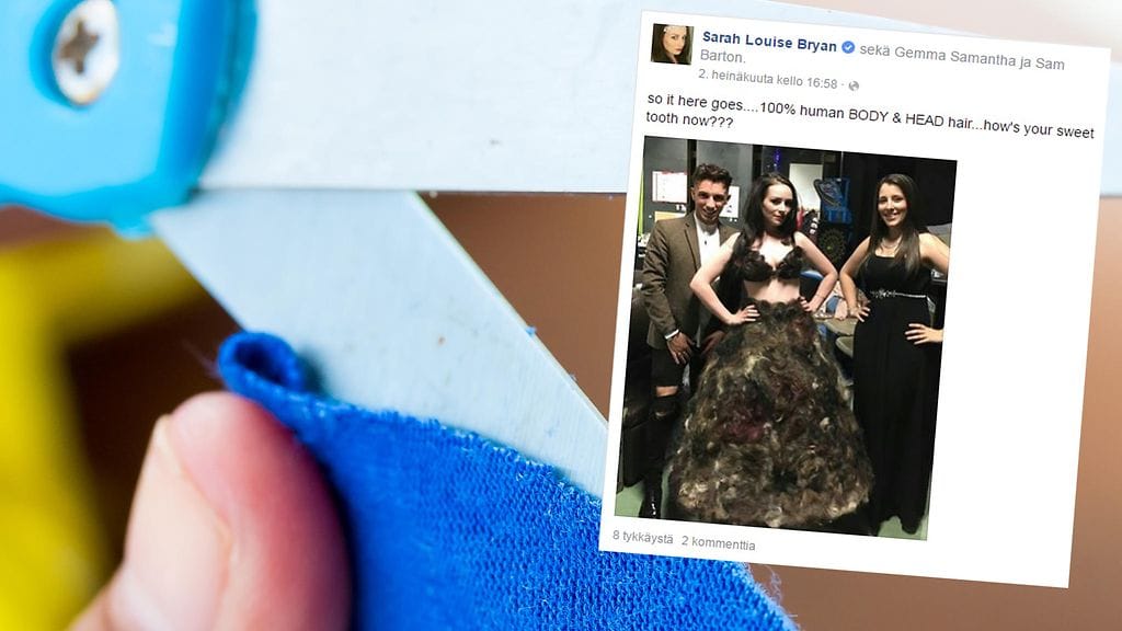 Ihmisten lahjoittamista karvoista valmistetun puvun luomiseen kului puoli vuotta.