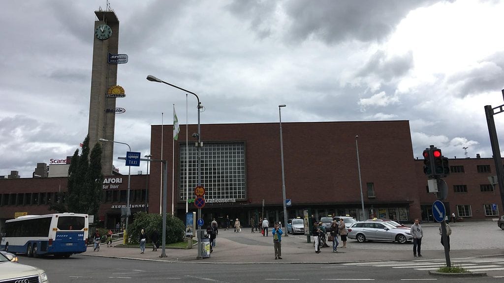 Tampereen rautatieasema.