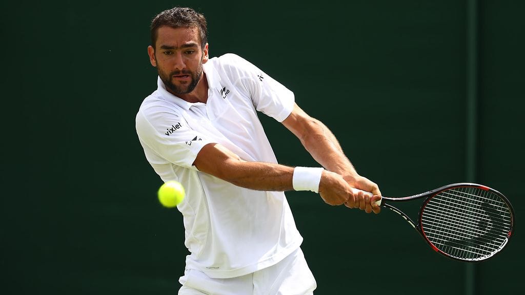Marin Cilic on lähes kaksimetrinen tennistaituri.