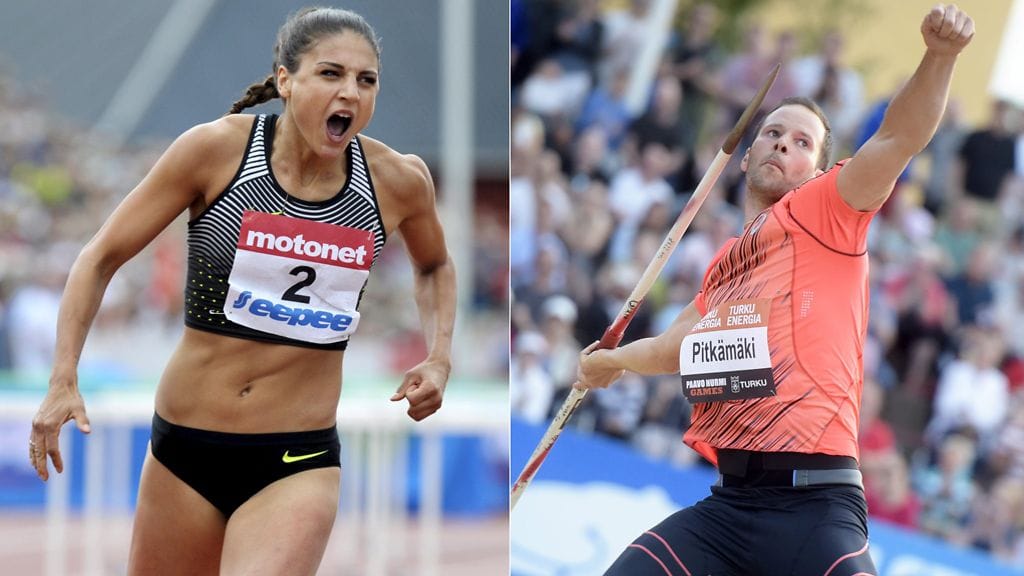 Nooralotta Neziri ja Tero Pitkämäki hakevat huippumenestystä Amsterdamista.