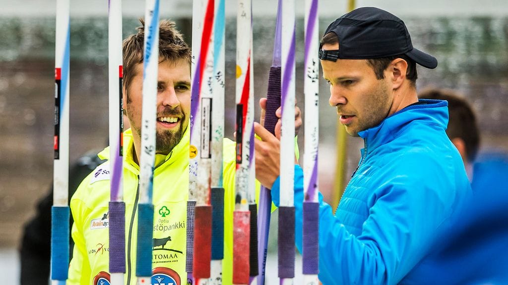 Antti Ruuskanen ja Tero Pitkämäki.