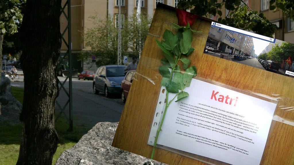 Kalliossa etsitään Katria.