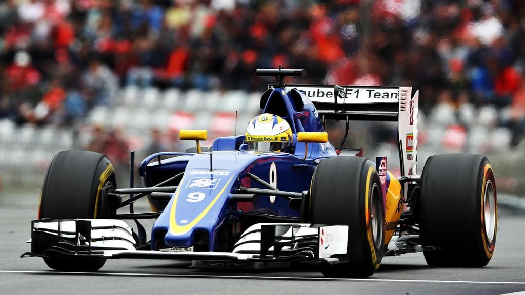 Sauberin Marcus Ericssonin Itävallan GP:ssä.