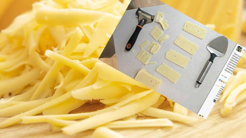 Juustohöylä sai aikaan tiukan keskustelun Facebookissa.