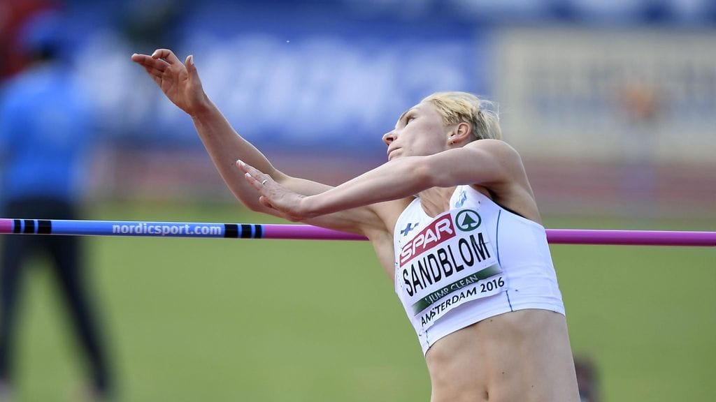 Linda Sandblom oli ensimmäinen karsiutuja.