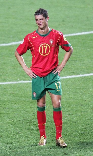 Cristiano Ronaldo vuonna 2004