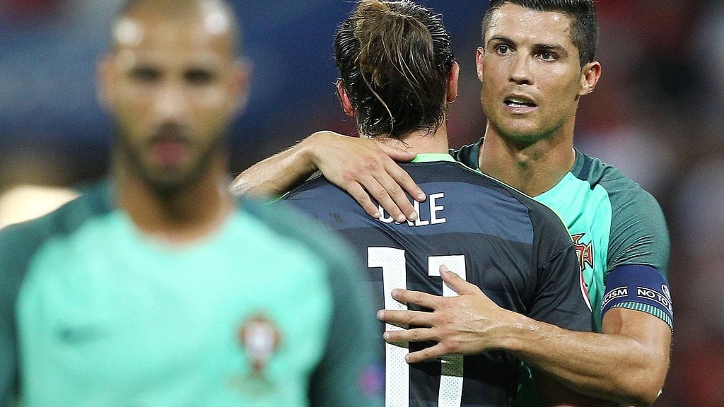Gareth Bale ja Cristiano Ronaldo.