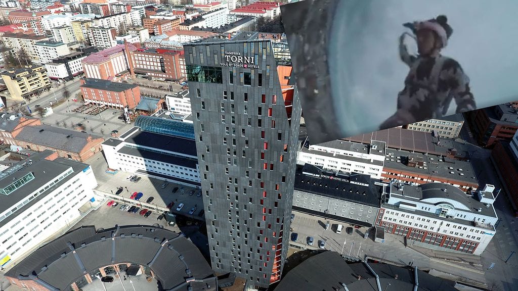 Torni-hotellista hypännyt mies kuvasi kielletyn hyppynsä.