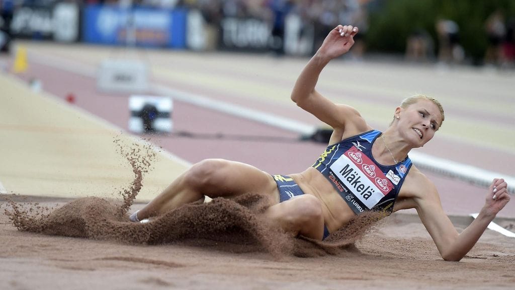 Kristiina Mäkelä Paavo Nurmi Gamesissa Turussa 29. kesäkuuta.