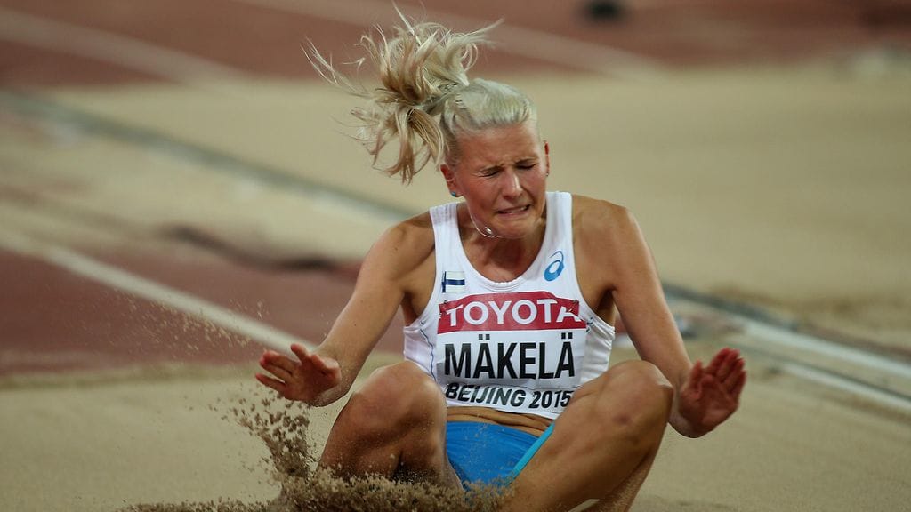 Kristiina Mäkelä, kuva viime kesän MM-kisoista.