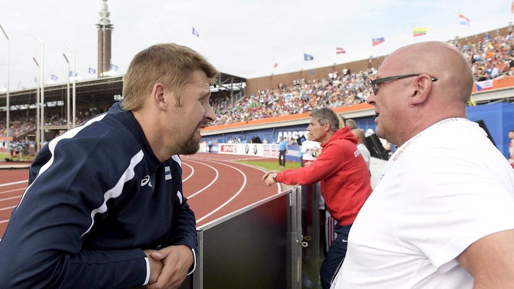 Antti Ruuskanen ja Jarmo Hirvonen