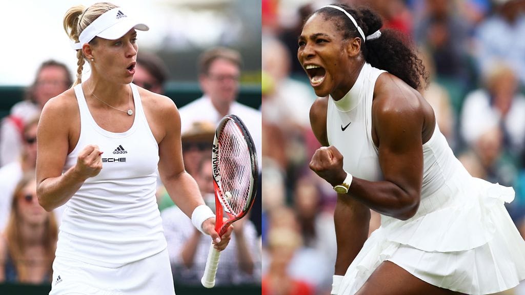 Angelique Kerber ja Serena Williams kohtaavat naisten finaalissa.