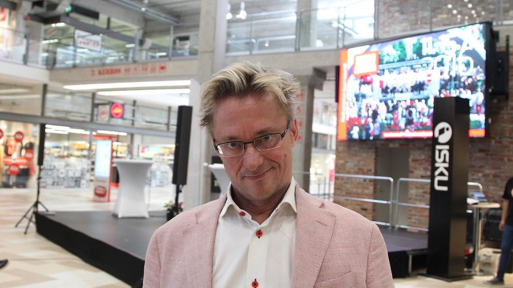 Mikael Jungner Porissa 11. heinäkuuta 2016.