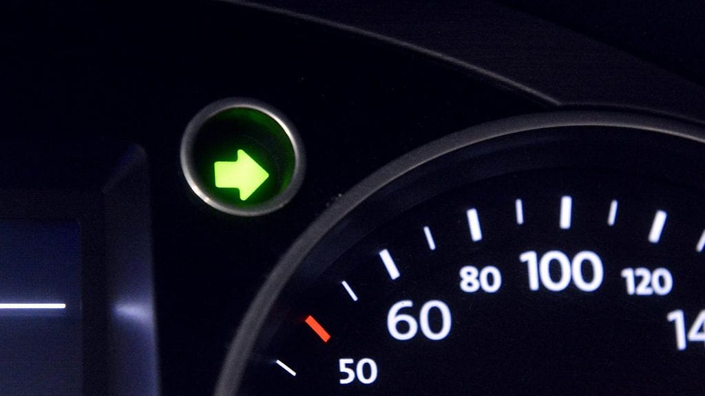 Suuntamerkki ilmaisee aikomusta.