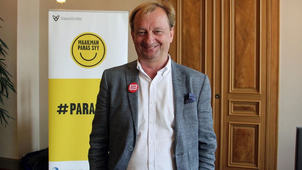 Hjallis Harkimo Porissa 12.7.2016 2