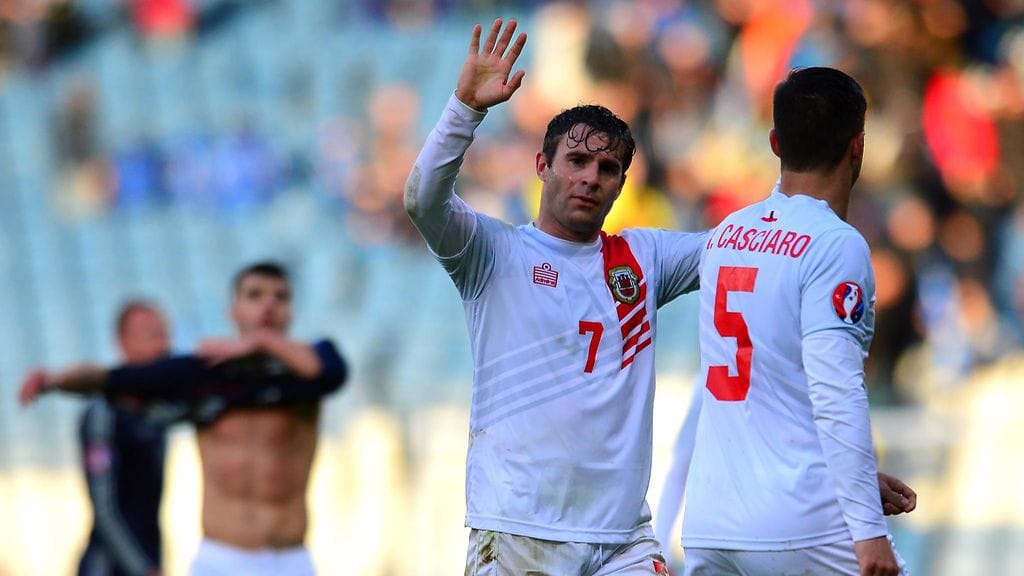 Lee Casciaro teki Red Impsin voittomaalin Celticin verkkoon. Viime vuonna hän viimeisteli Gibraltarin jalkapallomaajoukkueen historian ensimmäisen maalin EM-karsintaottelussa Skotlantia vastaan.