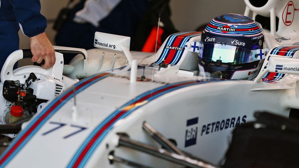 Valtteri Bottas Williams-autossa.