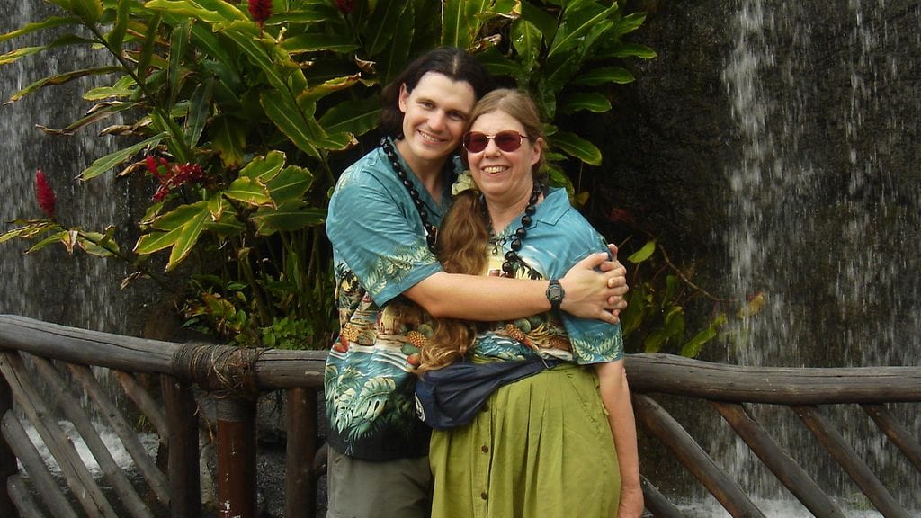 Andrew ja Jane Havaijilla.