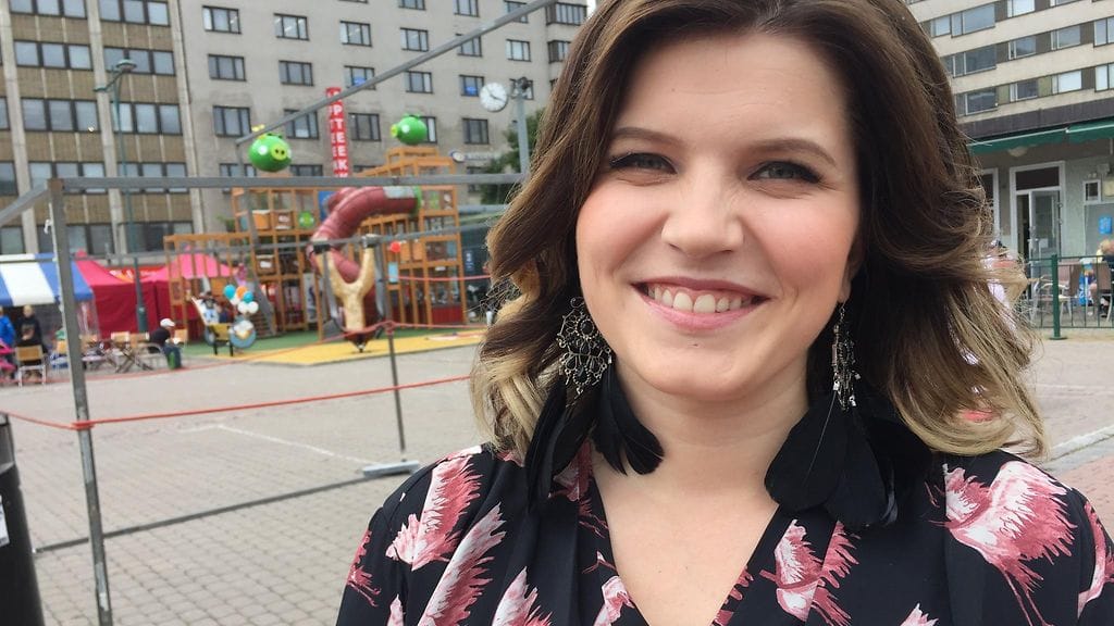 Suvi Teräsniska kuvattuna Porissa 14. heinäkuuta 2016.