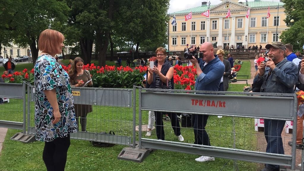Erin kuvauksen kohteena SuomiAreenassa