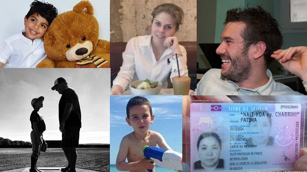 Nizzan iskussa menehtyivät muun muassa 4-vuotias Kylian, Victoria, 28-vuotias Michaël, Sean ja Brodie Copeland, 4-vuotias Yannis sekä 60-vuotias Fatima. Kuvakaappaukset Facebookista.