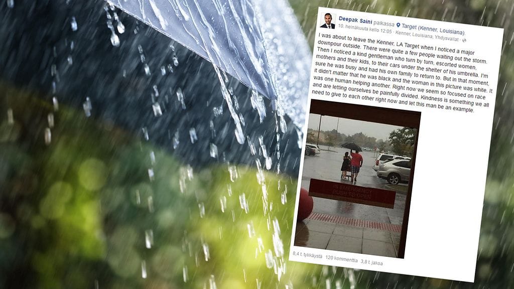 Hyvät teot eivät vaadi pitkää suunnittelua, vaan ne voi toteuttaa vaikkapa parkkipaikalla.