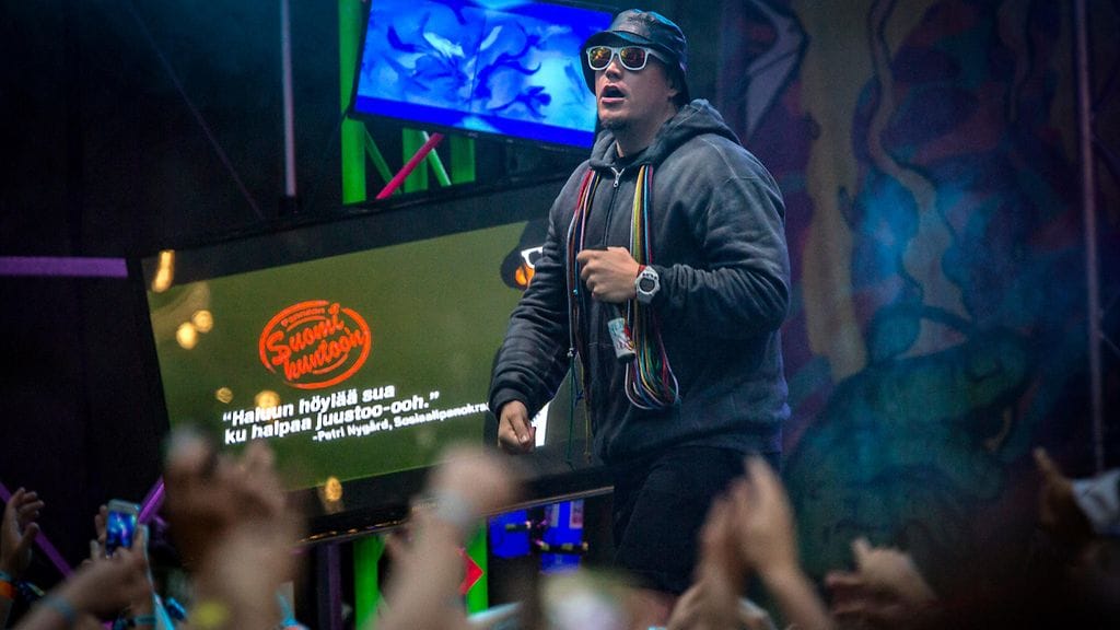 Petri Nygård esiintyi RMJ-festareilla 24. kesäkuuta 2016.