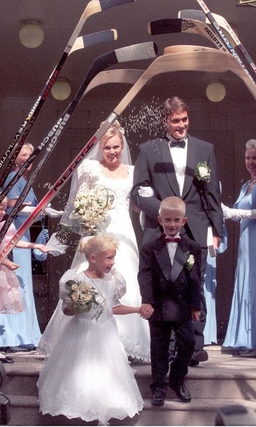 Teemu ja Sirpa Selänne 19.7.1996 1