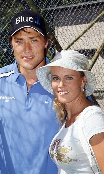 Teemu ja Sirpa Selänne Bermuda-golfturnaus 1.7.2006