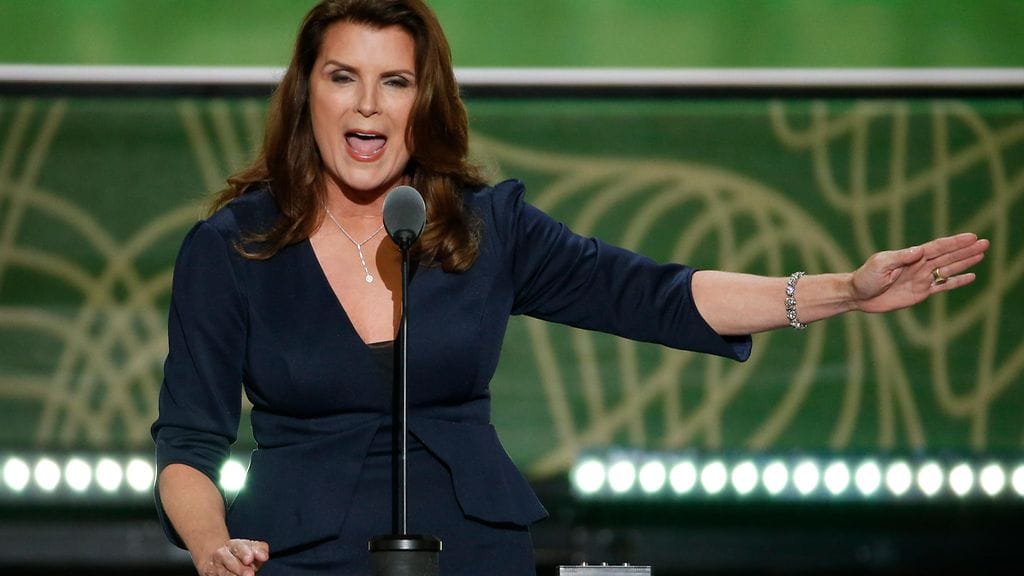 Kauniissa ja Rohkeissa Sheilaa näytellyt Kimberlin Brown asettui republikaanien puoluekokouksen toisena kokouspäivänä näyttävästi Donald Trumpin taakse.