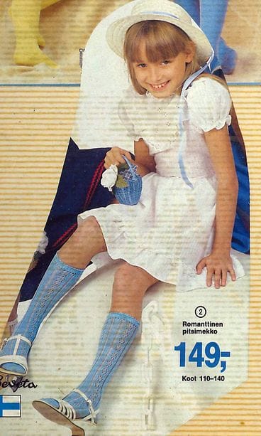 Heidi Ekholm-Talas Anttilan mainoskuvissa