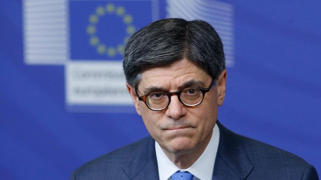 Yhdysvaltain valtiovarainministeri Jack Lew.