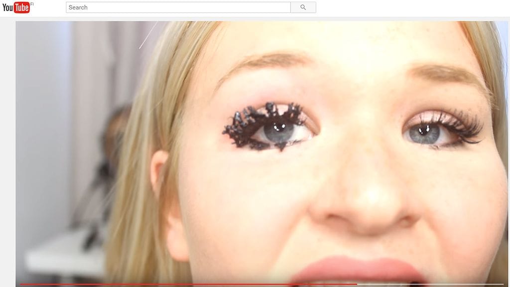 Kuvakaappaus Jeelyn Youtube-videolta.