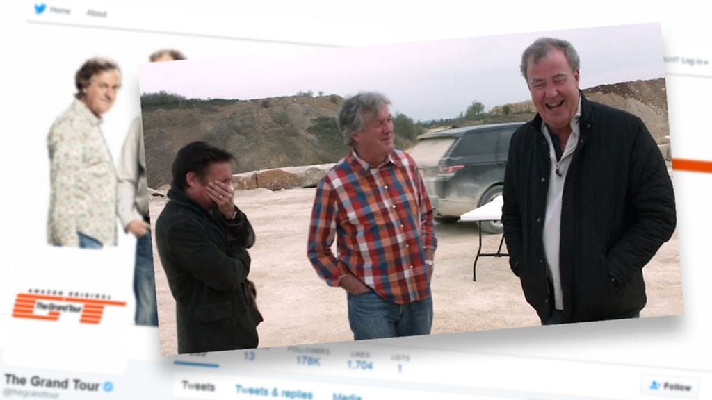 Kuvankaappaus The Grand Tourin julkaisemalta videolta.