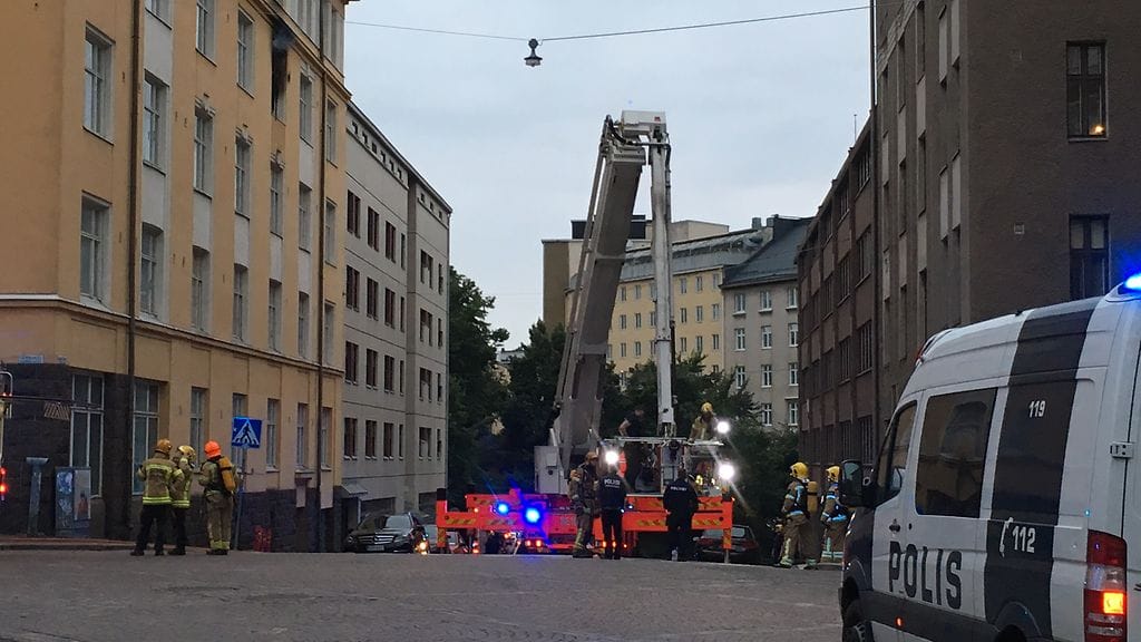 Räjähdys tapahtui Fleminginkadulla Helsingin Kallion sydämessä perjantaina 22. heinäkuuta.