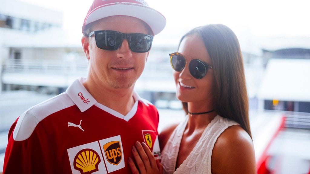 Kimi Räikkönen ja Minttu Virtanen 24.7.2016