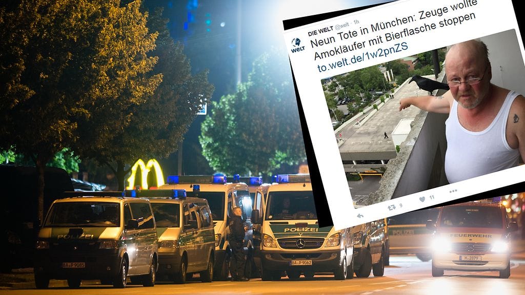 Thomas huuteli ampujalle parvekkeeltaan.