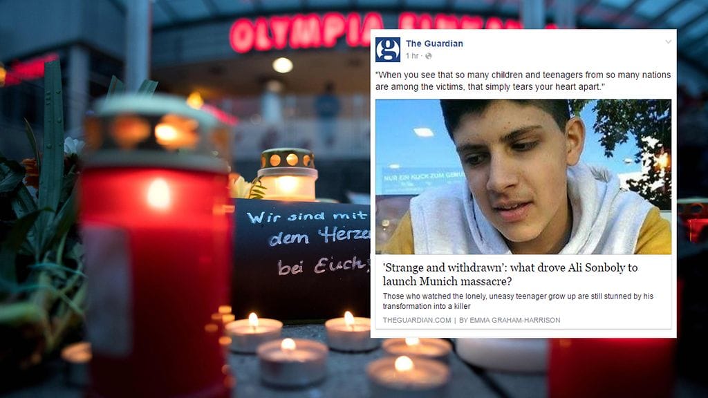 Ali Sonboly, 18, tappoi yhdeksän ihmistä ja itsensä Münchenissä perjantaina.