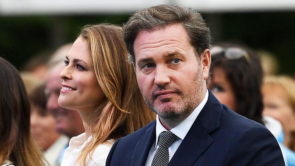 Madeleine ja Chris O'Neill kruununprinsessa Victorian syntymäpäiväjuhlallisuuksissa 14. heinäkuuta 2016.